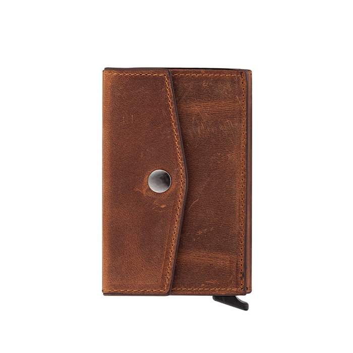 Zoozie Bags Cartera Hombre Piel Auténtica Color Tan